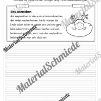 10 Abschreibtexte zum Sommer: Groß- und Kleinschreibung (2. Klasse) - Vorschau 03