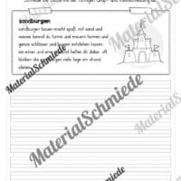 10 Abschreibtexte zum Sommer: Groß- und Kleinschreibung (2. Klasse) - Vorschau 04