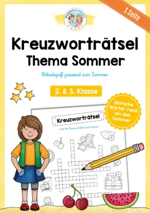 Sommer Kreuzworträtsel