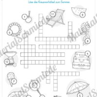 Kreuzworträtsel Sommer (Vorschau)