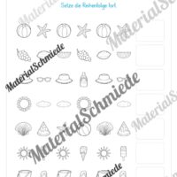 Lese- & Rätselheft zum Sommer (1. & 2. Klasse) - Arbeitsblatt 02