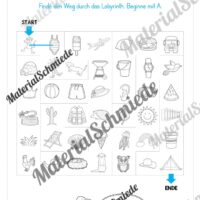 Lese- & Rätselheft zum Sommer (1. & 2. Klasse) - Arbeitsblatt 06
