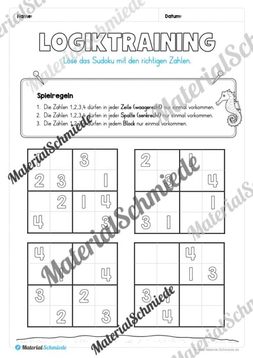 Lese- & Rätselheft zum Sommer (1. & 2. Klasse) - Arbeitsblatt 10