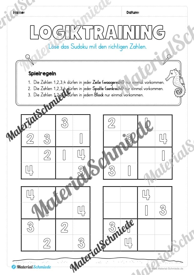 Lese- & Rätselheft zum Sommer (1. & 2. Klasse) – Arbeitsblatt 10