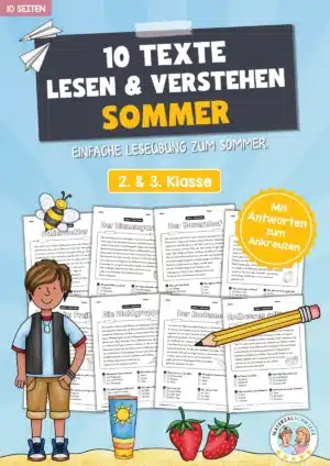Sommer: Lesen & Verstehen mit Ankreuzen