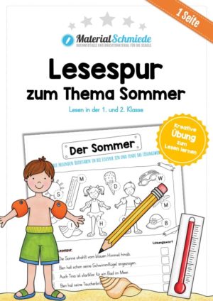 Lesespur zum Thema Sommer