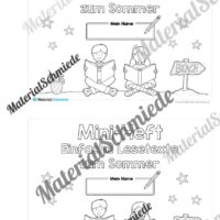 Mini-Heft: Lesetexte Sommer (1. Klasse) - Vorschau 01