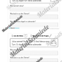 Mini-Heft: Lesetexte Sommer (1. Klasse) - Vorschau 05