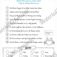 10 Leseübungen zum Sommer (Vorschau: Blitzlesen)