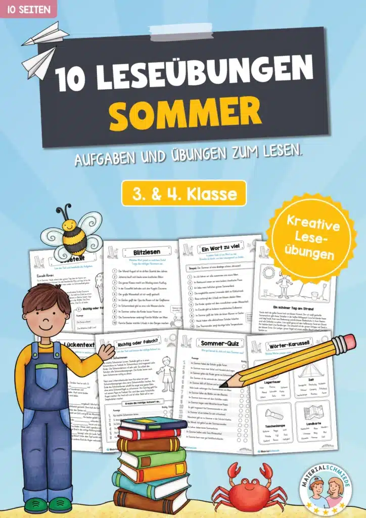 10 Leseübungen zum Sommer