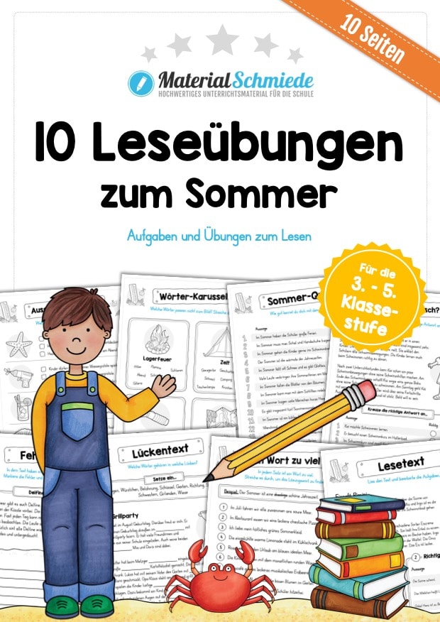 10 Leseübungen zum Sommer