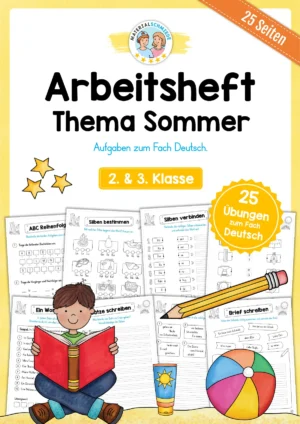 Arbeitsheft Sommer: Deutsch (2/3 Klasse)
