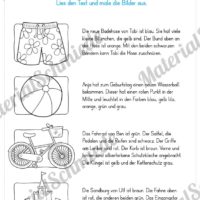 Materialpaket Sommer (25 Deutsch Arbeitsblätter) - Vorschau 04