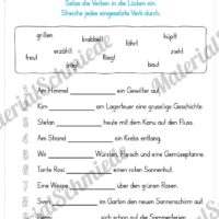 Materialpaket Sommer (25 Deutsch Arbeitsblätter) - Vorschau 08