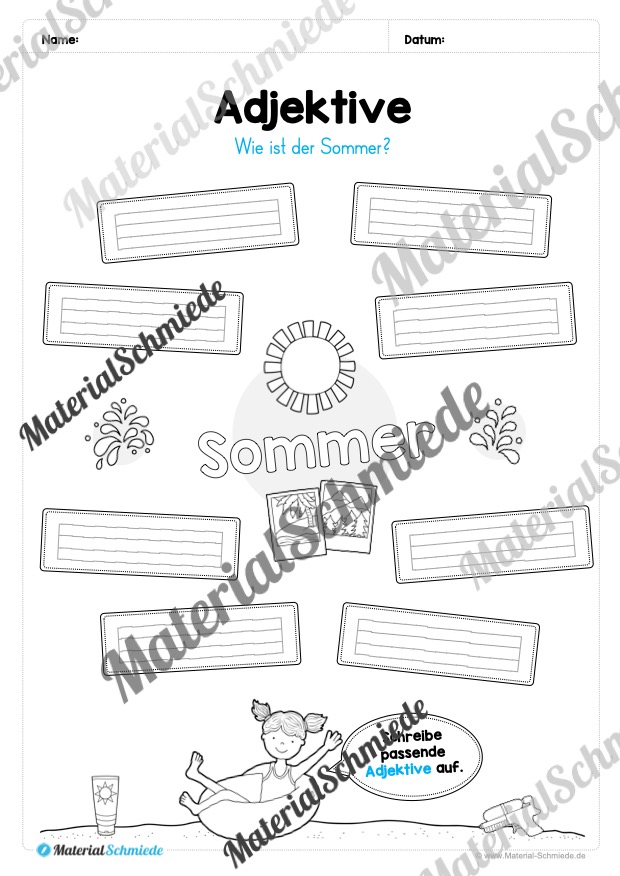 Materialpaket Sommer: 2. Klasse (Vorschau 18)