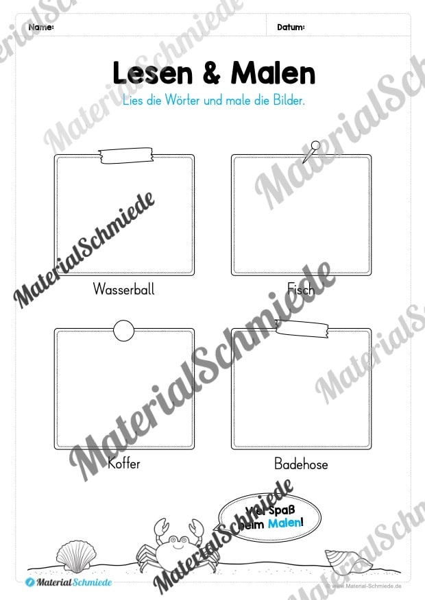 Materialpaket Sommer: 2. Klasse (Vorschau 22)