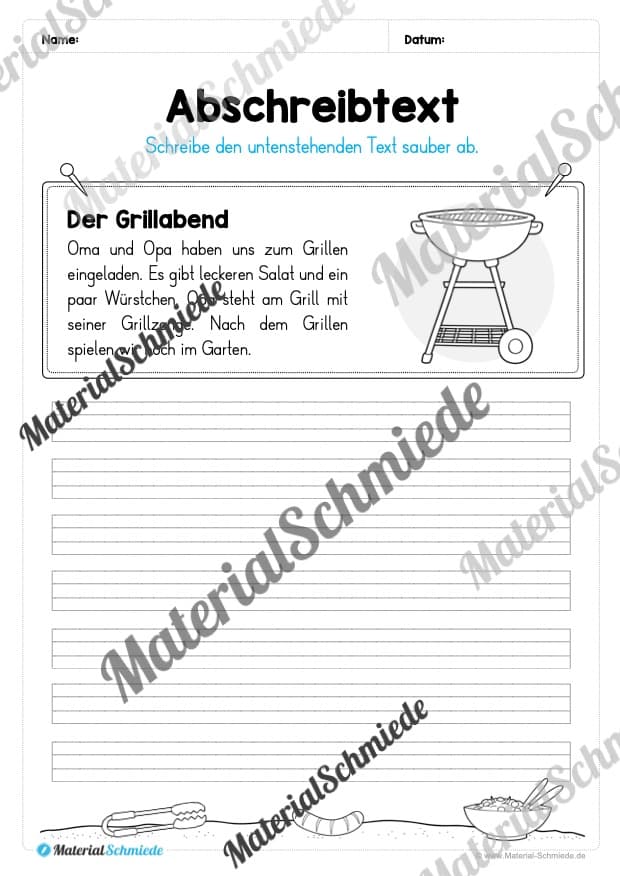 Materialpaket Sommer: 2. Klasse (Vorschau 25)