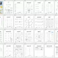 Materialpaket Sommer: 2. Klasse (25 Arbeitsblätter) - Überblick