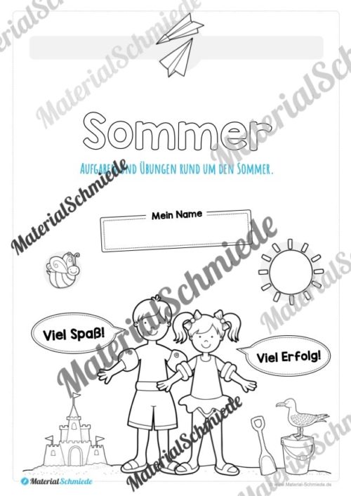 Materialpaket Sommer: 3. Klasse (Vorschau 01)