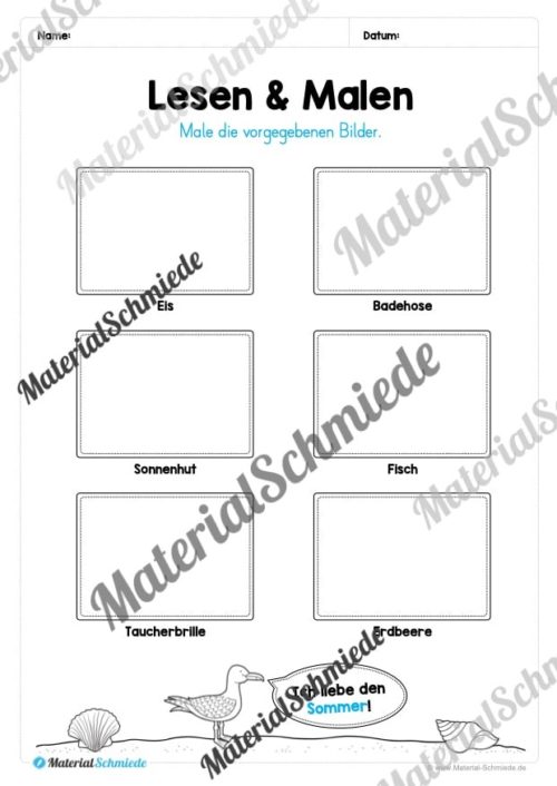 Materialpaket Sommer: 3. Klasse (Vorschau 04)