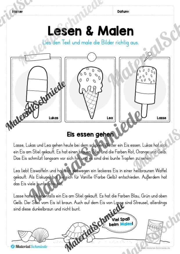 Materialpaket Sommer: 3. Klasse (Vorschau 17)