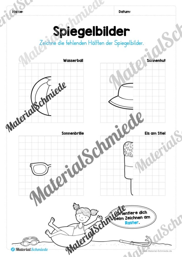 Materialpaket Sommer: 3. Klasse (Vorschau 21)