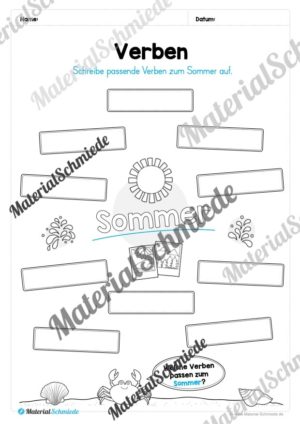 Materialpaket Sommer: 4. Klasse (Vorschau 12)