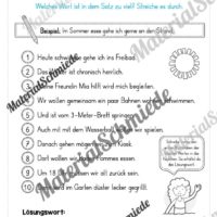 Materialpaket Sommer: 4. Klasse (Vorschau 14)