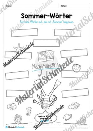 Materialpaket Sommer: 4. Klasse (Vorschau 16)