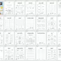 Materialpaket Sommer: 4. Klasse (25 Arbeitsblätter) - Überblick