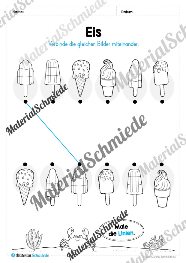 Materialpaket Sommer: Vorschule (Vorschau 09)