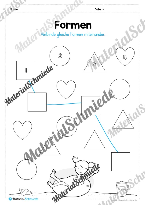 Materialpaket Sommer: Vorschule (Vorschau 17)