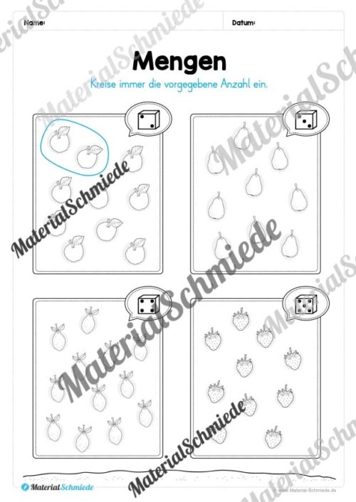 Materialpaket Sommer: Vorschule (Vorschau 18)