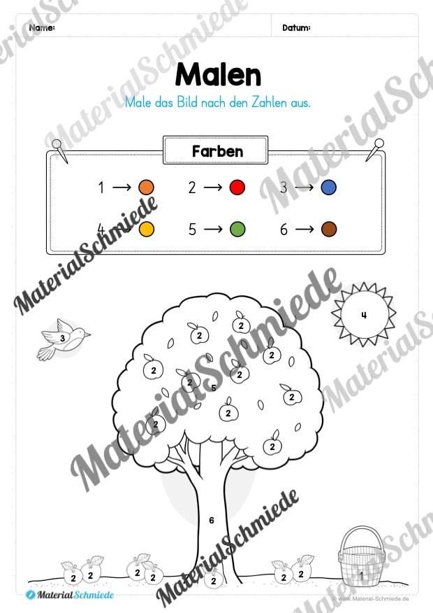 Materialpaket Sommer: Vorschule (Vorschau 19)