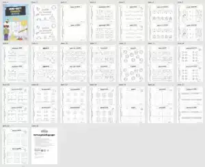 Mini-Heft: Mathe im Sommer (Zahlenraum bis 10) – Überblick
