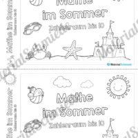 Mathe Übungen Sommer - Zahlenraum bis 10 (Vorschau 01)