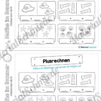 Mathe Übungen Sommer - Zahlenraum bis 10 (Vorschau 08)