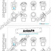 Mini-Heft: Sommer für die 1. Klasse (Anlaute)