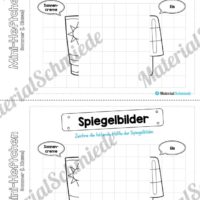 Mini-Heft: Sommer für die 1. Klasse (Spiegelbilder)