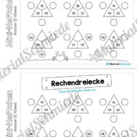 Mini-Heft: Sommer für die 2. Klasse (Rechendreiecke)