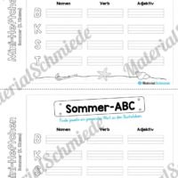 Mini-Heft: Sommer für die 2. Klasse (Sommer-ABC)