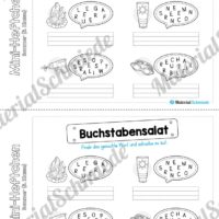 Mini-Heft: Sommer für die 3. Klasse (Buchstabensalat)