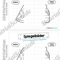 Mini-Heft: Sommer für die 3. Klasse (Spiegelbilder)