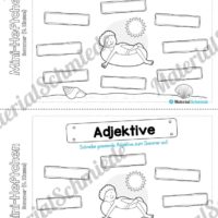 Mini-Heft: Sommer für die 4. Klasse (Adjektive zum Sommer notieren)
