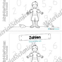 Mini-Heft: Sommer für die Vorschule (Zahlen nachspuren)