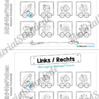 Mini-Heft: Sommer für die Vorschule (Links/Rechts-Übungen)