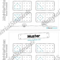 Mini-Heft: Sommer für die Vorschule (Muster übertragen)