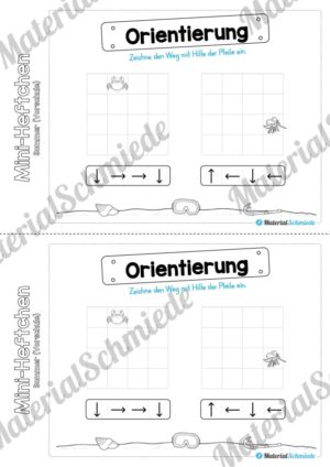 Mini-Heft: Sommer für die Vorschule (Orientierung)