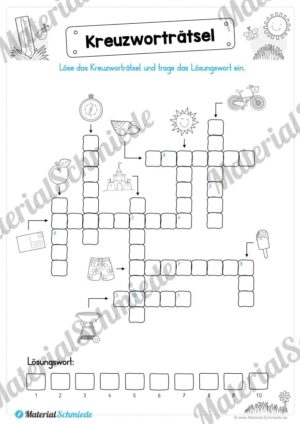 15 Rätsel zum Sommer für die 1. und 2. Klasse (Vorschau 01)