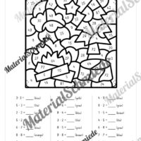 8 Rechenmalblätter zum Sommer: Kleines Einmaleins (Vorschau 01)